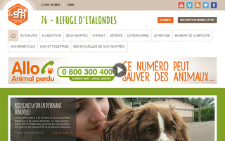 etalondes.spa.asso.fr website preview