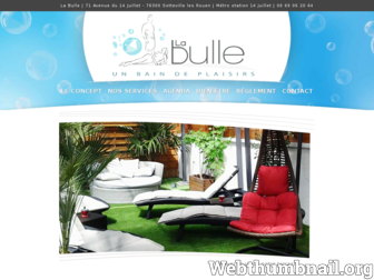 labulle-sauna.fr website preview