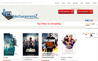 telechargementz.tv website preview