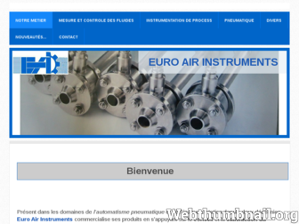 euro-air-instruments.fr website preview