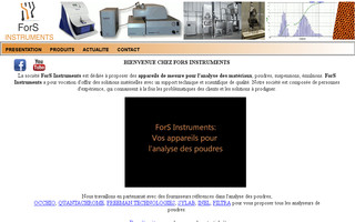 fors-instruments.fr website preview