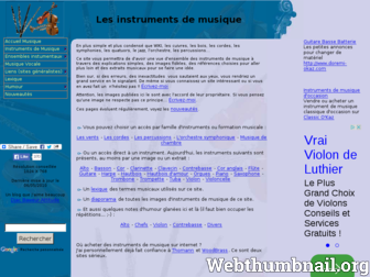 les-instruments-de-musique.fr website preview