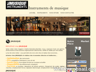 jmusique.com website preview