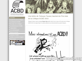 acbd.fr website preview
