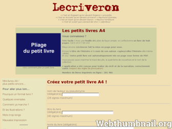 lecriveron.fr website preview