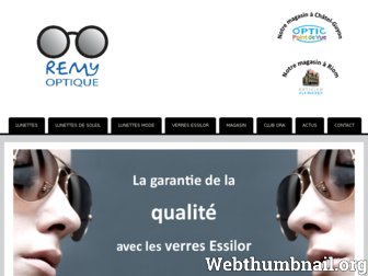 remy-opticiens.com website preview