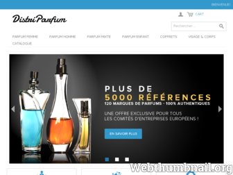 distriparfum.com website preview