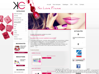 grossiste-maquillage-yes-love.com website preview