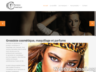 provencecosmetique.fr website preview