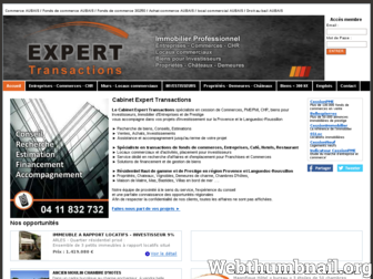 expert-transactions.com website preview