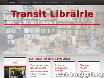 transit-librairie.org website preview