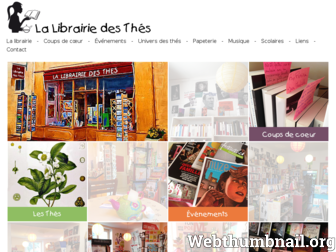 librairiedesthes.fr website preview
