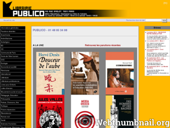 librairie-publico.com website preview