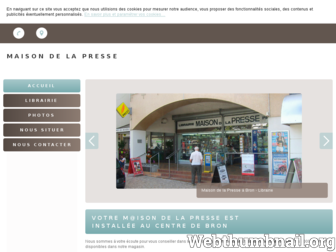 librairie-bron-presse.fr website preview