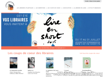 librairiesatlantiques.com website preview