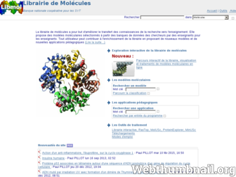 librairiedemolecules.education.fr website preview