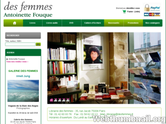 librairie-des-femmes.fr website preview