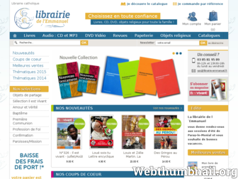 librairie-emmanuel.fr website preview