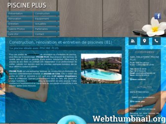 piscine-plus81.fr website preview