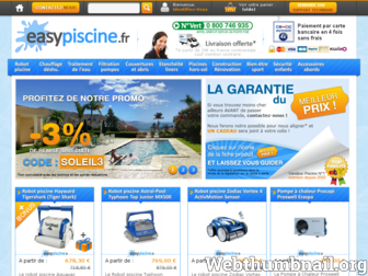 easypiscine.fr website preview