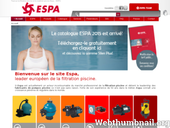 espa.fr website preview