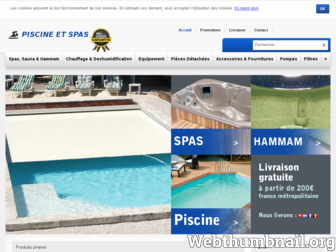 piscine-et-spas.com website preview