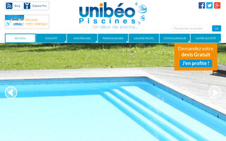 piscines-unibeo.com website preview