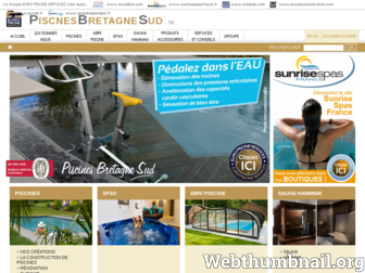 piscines-bretagne-sud.com website preview