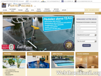 ferte-piscines.fr website preview