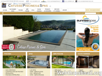 piscines15.fr website preview