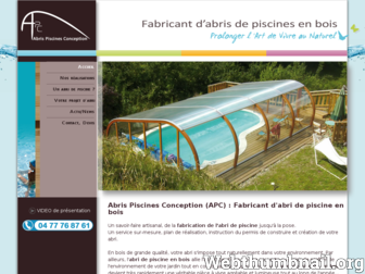 abris-piscines-conception.fr website preview
