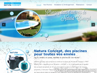 piscinenaturaconcept.com website preview