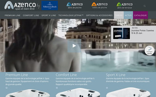 spa-azenco.fr website preview
