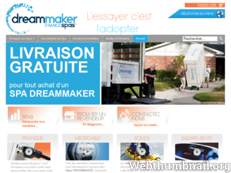 spasdreammaker.fr website preview