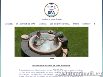 timetospa.fr website preview