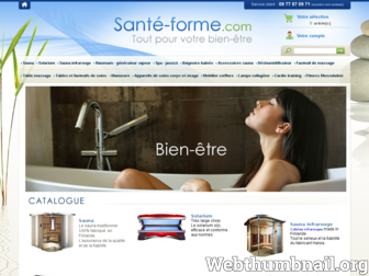 sante-forme.com website preview
