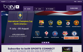 beinsportsconnect.net website preview