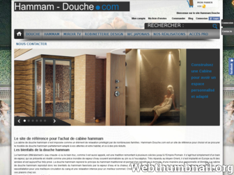 hammam-douche.com website preview