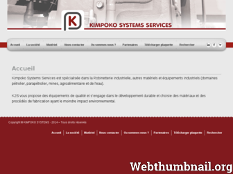 kimpoko-systems.com website preview