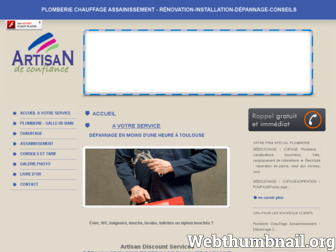 artisan-discount-services-31.com website preview