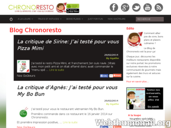 blog.chronoresto.fr website preview