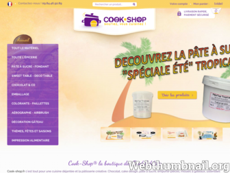 cook-shop.fr website preview