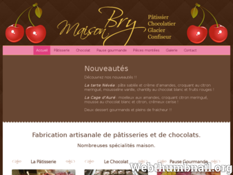 patisserie-bry.fr website preview