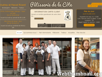 patisserie-de-la-cote.fr website preview