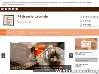 patisserie-chocolaterie-laborde.fr website preview