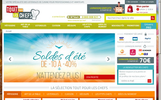 toutpourleschefs.fr website preview