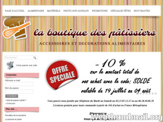 la-boutique-des-patissiers.fr website preview