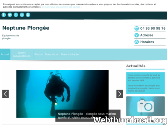 neptune-plongee.fr website preview