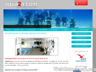 aqua2a.com website preview