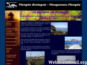 plougasnouplongee.com website preview